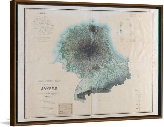 "Topographische Kaart der Residentie Japara"
