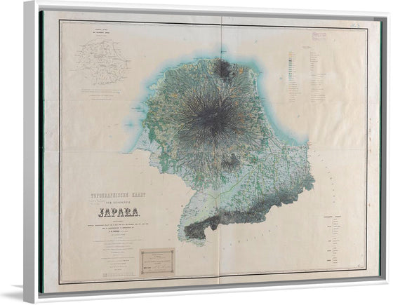 "Topographische Kaart der Residentie Japara"