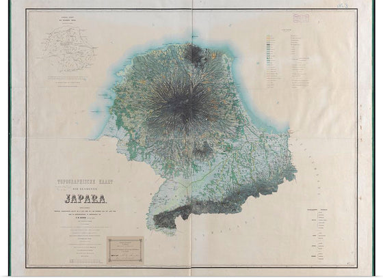 "Topographische Kaart der Residentie Japara"