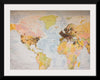 "Pinned world map"