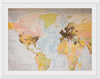 "Pinned world map"