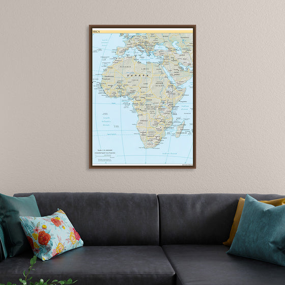 "Map of Africa"