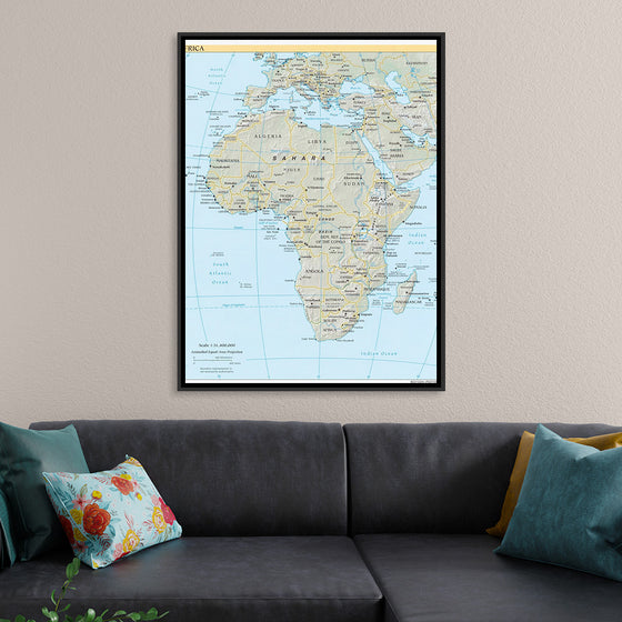 "Map of Africa"