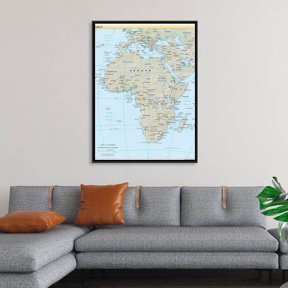 "Map of Africa"