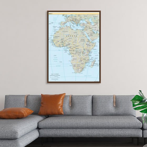 "Map of Africa"