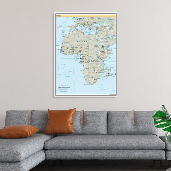 "Map of Africa"