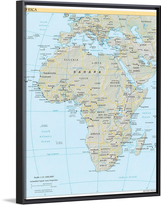 "Map of Africa"