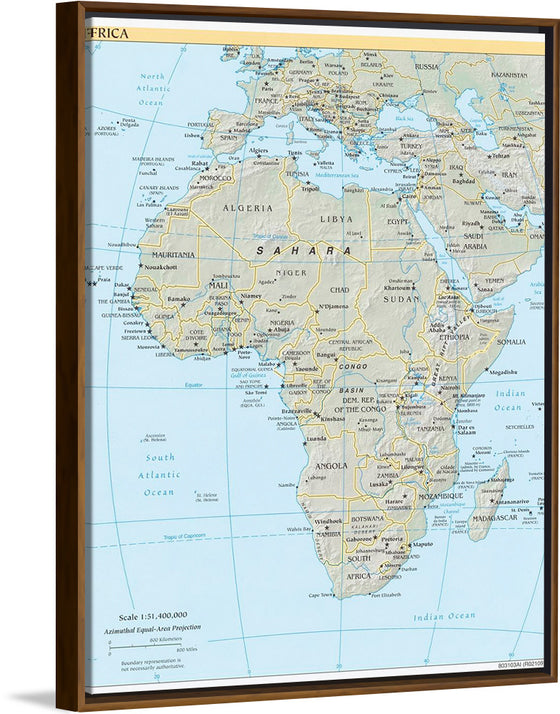 "Map of Africa"