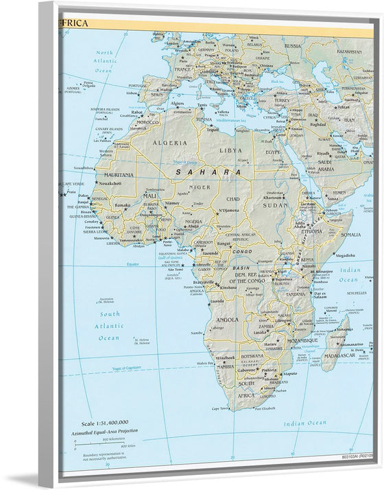 "Map of Africa"