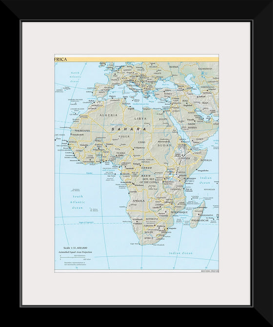 "Map of Africa"