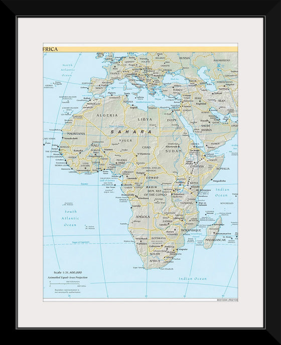 "Map of Africa"