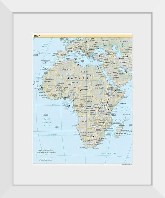 "Map of Africa"