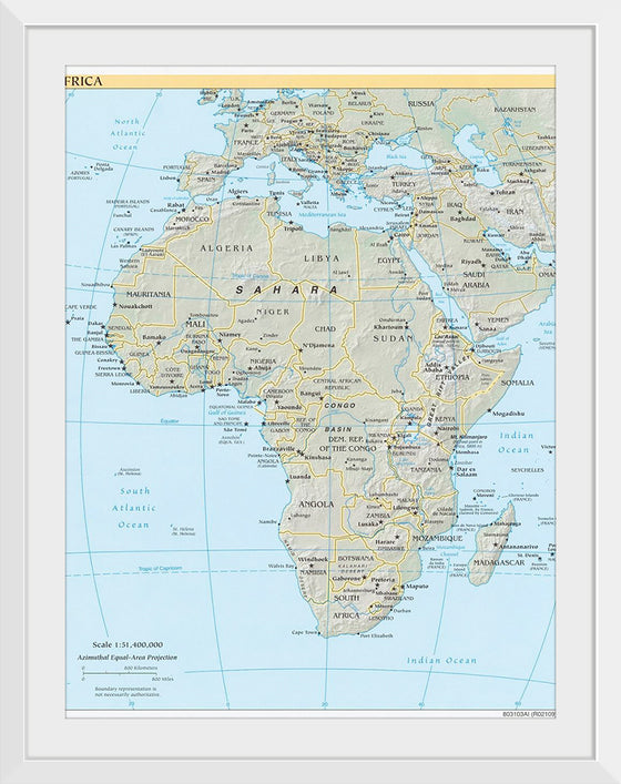 "Map of Africa"