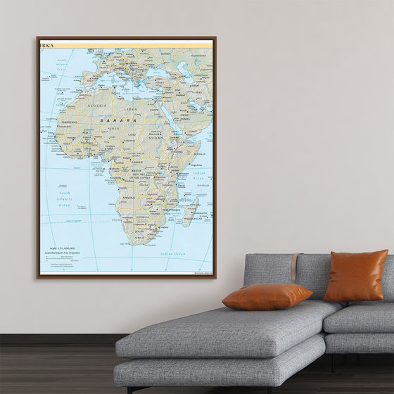 "Map of Africa"