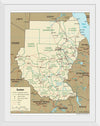 "Map of Sudan"