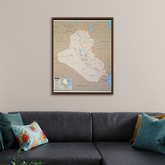 "Map of Iraq"