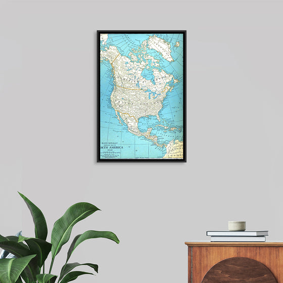 "Popular Map of North America", Rand McNally