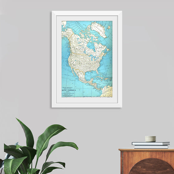 "Popular Map of North America", Rand McNally