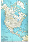 "Popular Map of North America", Rand McNally