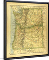 "Map of Oregon and Washington", Dodd, Mead and Company