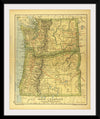 "Map of Oregon and Washington", Dodd, Mead and Company