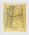 "Map of Oregon and Washington", Dodd, Mead and Company