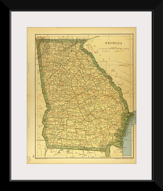 "Map of Georgia", Dodd, Mead and Company