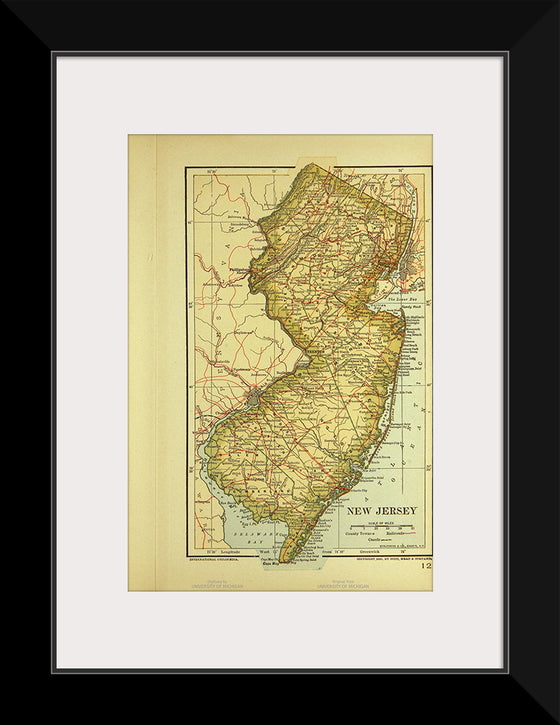 "Map of New Jersey", Dodd, Mead and Company