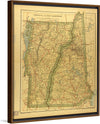 "Map of New Hampshire and Vermont", Dodd, Mead and Company