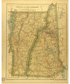 "Map of New Hampshire and Vermont", Dodd, Mead and Company