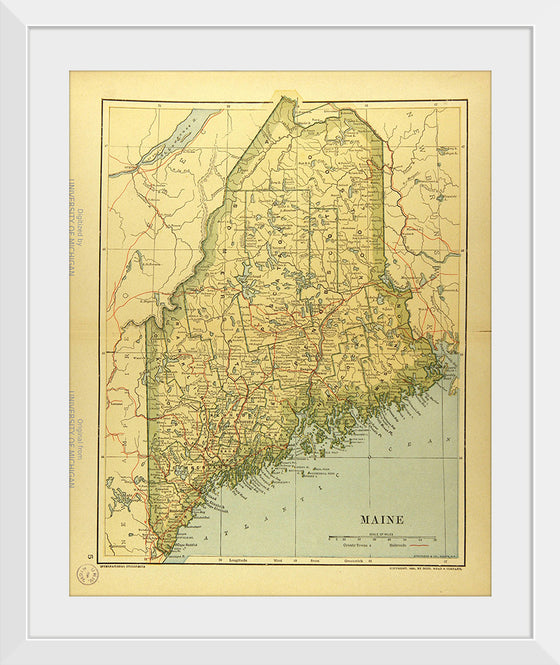 "Map of Maine", Dodd, Mead and Company