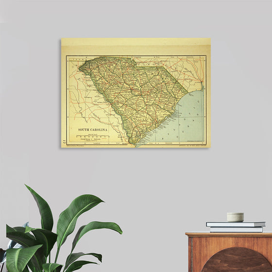 "Map of South Carolina", Dodd, Mead and Company