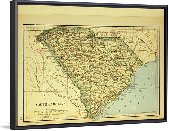 "Map of South Carolina", Dodd, Mead and Company