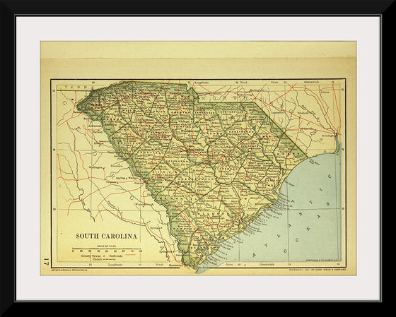 "Map of South Carolina", Dodd, Mead and Company