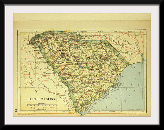 "Map of South Carolina", Dodd, Mead and Company