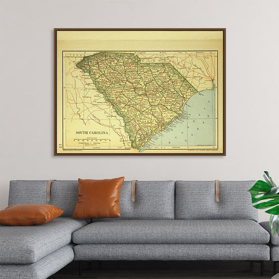 "Map of South Carolina", Dodd, Mead and Company