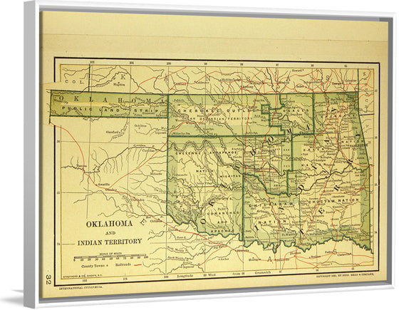 "Map of Oklahoma", Dodd, Mead and Company