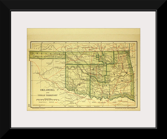 "Map of Oklahoma", Dodd, Mead and Company