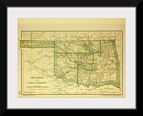 "Map of Oklahoma", Dodd, Mead and Company