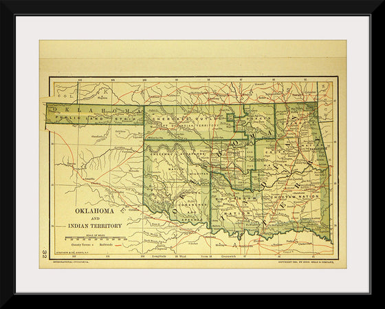 "Map of Oklahoma", Dodd, Mead and Company