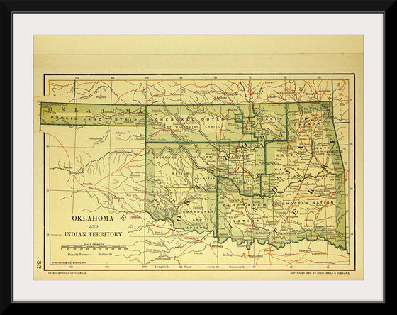 "Map of Oklahoma", Dodd, Mead and Company