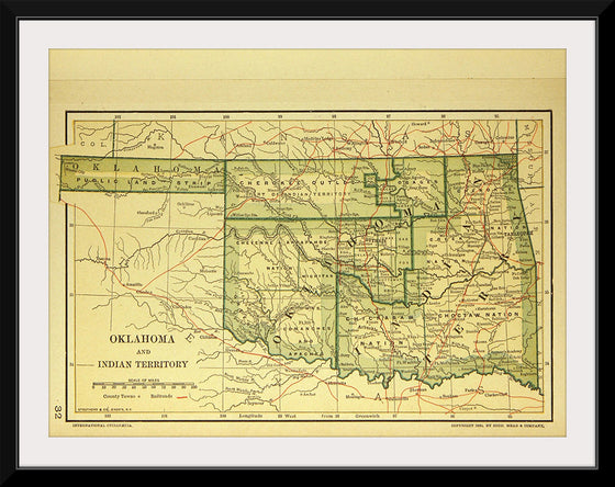 "Map of Oklahoma", Dodd, Mead and Company