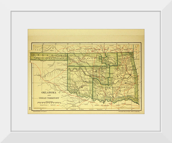 "Map of Oklahoma", Dodd, Mead and Company