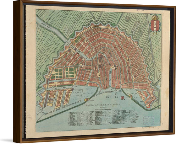"Plan de la ville d'Amsterdam"