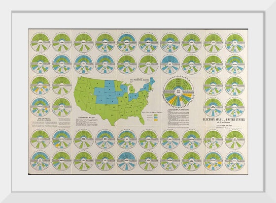 "Election Map of the United States with 49 Novel Diagrams"