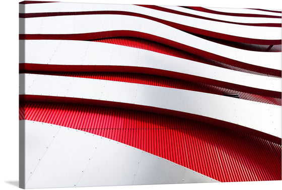 Immerse yourself in the rhythmic dance of bold red and pristine white waves, as they gracefully intertwine in this mesmerizing artwork. Every curve, every line, is a testament to the harmony of contrast and unity. As a print, it promises to be not just a visual spectacle but an experience—a journey of the senses that transforms any space into a haven of modern elegance and artistic flair. 