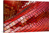 Dive into a world of mesmerizing geometry and color with this exclusive print. Each square tile, meticulously arranged, creates a dynamic surface that seems to pulse with energy. The vibrant red hues, accentuated by delicate variations in tone, evoke a sense of movement and depth that will captivate any viewer. This artwork is not just a visual experience but an exploration into the harmonious dance of shape and color.