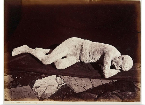 "Impronte Umane, Pompei (Human Cast, Pompeii), (1873)"