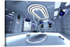 “Science Fiction Surgery Room” invites you to a realm where medicine transcends the ordinary. This mesmerizing print captures a futuristic operating theater—a symphony of sleek design and cutting-edge technology. The room bathes in a serene yet powerful glow, illuminating robotic arms poised for precision. Neon screens display vital data, while the surgical light hovers like a celestial guide.