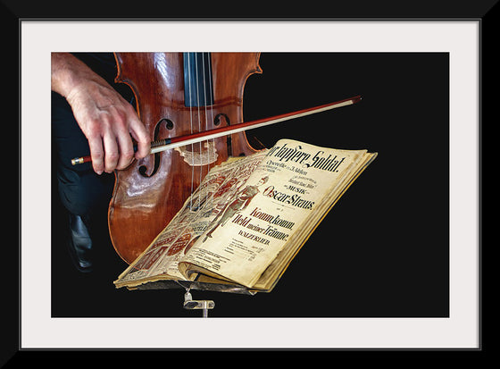 "Violinist", William Michael Harnett